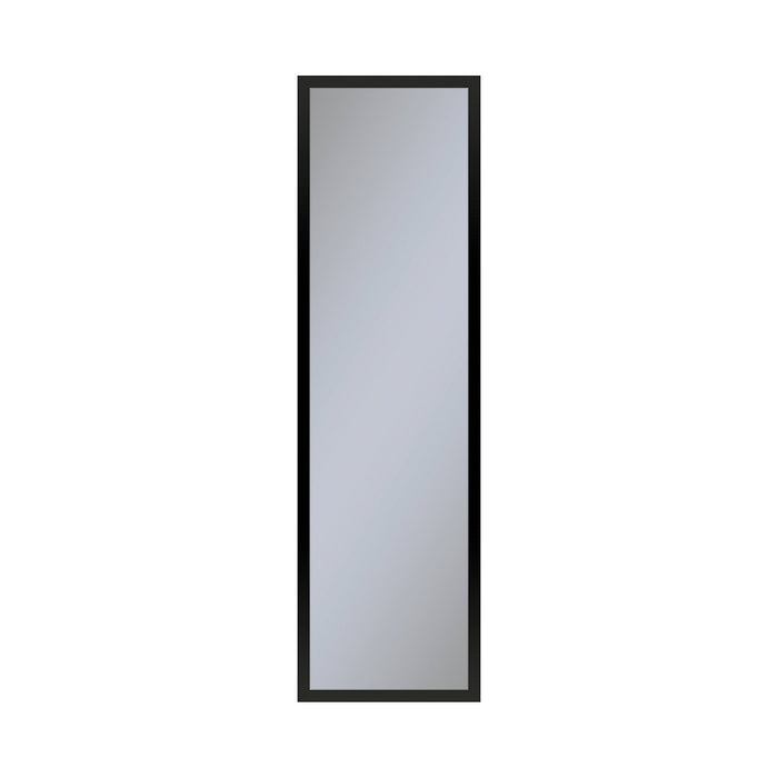 Profiles 11-1/4" x 39-3/8" x 4" framed cabinet in matte black and non-electric with reversible hinge (non-handed)