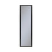 Profiles 11-1/4" x 39-3/8" x 4" framed cabinet in matte black and non-electric with reversible hinge (non-handed)