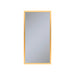 Profiles 15-1/4" x 30" x 4" framed cabinet in matte gold and non-electric with reversible hinge (non-handed)