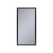Profiles 15-1/4" x 30" x 6" framed cabinet in matte black and non-electric with reversible hinge (non-handed)