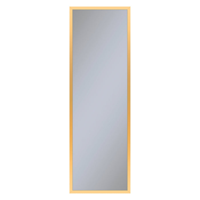 Profiles 15-1/4" x 48" x 4" framed cabinet in matte gold and non-electric with reversible hinge (non-handed)