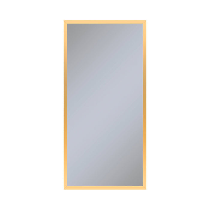 Profiles 19-1/4" x 39-3/8" x 6" framed cabinet in matte gold and non-electric with reversible hinge (non-handed)