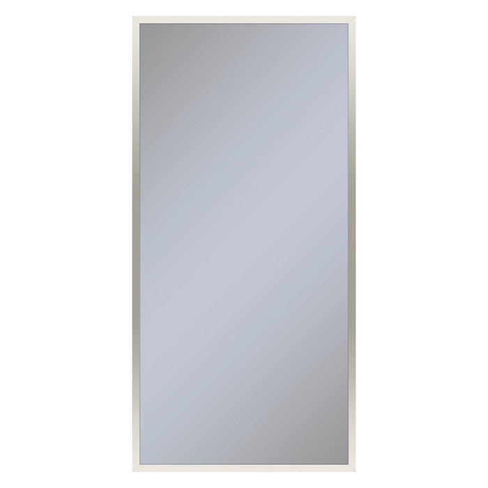 Profiles 23-1/4" x 48" x 4" framed cabinet in polished nickel and non-electric with reversible hinge (non-handed)