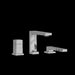 Riobel RF19 Reflet 3-Hole Deck Mount Tub Filler