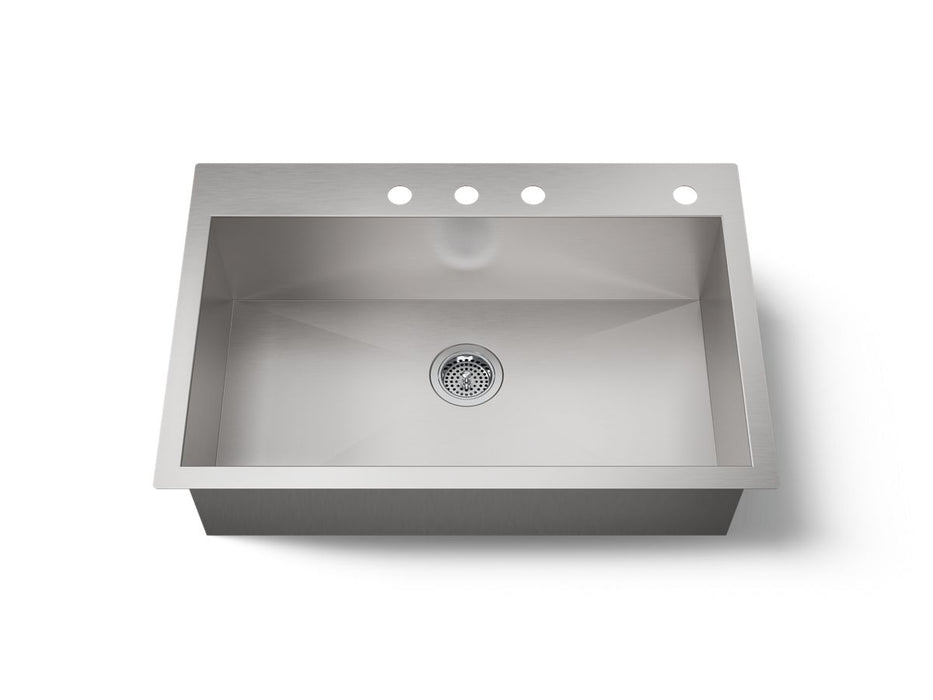 KOHLER K-RH20912 Lyric 32" Undermount Single-bowl Kitchen Sink - angled product view