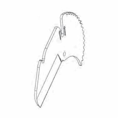 RIDGID 30093 Replacement Blade, Steel, Cut Materials: CPVC, PE, PEX, Plastic, PP, PVC, Rubber