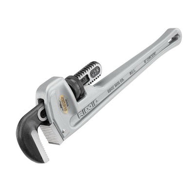 RIDGID 31100 Pipe Wrench, 18 in OAL, 2-1/2 in Jaw, Serrated Jaw, I-Beam Handle, Steel Jaw