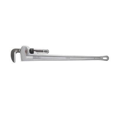 RIDGID 31105 Straight Pipe Wrench, 24 in OAL, 3 in Jaw, Heel Jaw, I-Beam Handle, Steel Jaw