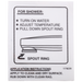 Decal - Tub Spout - Pull-Down Diverter