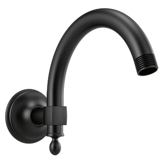 Brizo Universal Showering: 10" Classic Wall Mount Shower Arm And Flange