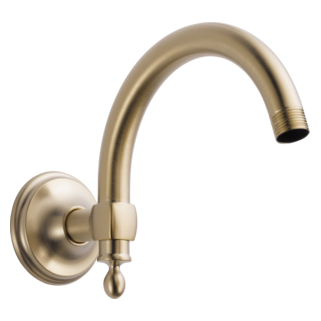 Brizo Universal Showering: 10" Classic Wall Mount Shower Arm And Flange
