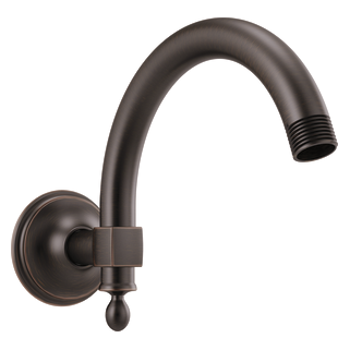 Brizo Universal Showering: 10" Classic Wall Mount Shower Arm And Flange