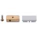Delta End Cap, Screw and Top Elbow