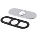 Delta Trinsic Escutcheon and Gasket - 3 Hole - 1H Bathroom