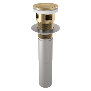 Brizo RP81628GL Push Button Pop-Up With Overflow