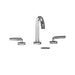 Riobel RU08 Riu Widespread Lavatory Faucet with C-Spout