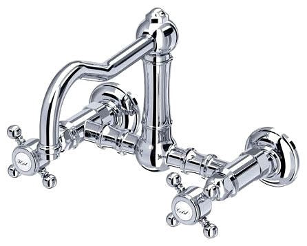 ROHL A1456 Acqui® Wall Mount Bridge Kitchen Faucet With Column Spout