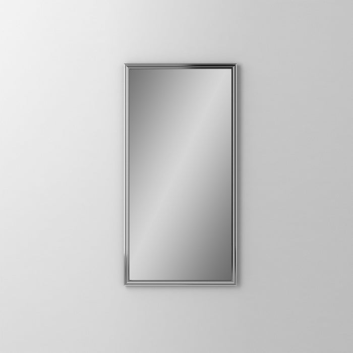 Main Line 15-1/4" x 30" x 4" rosemont framed cabinet in classic gray interior and chrome finish with reversible hinge (non-handed)