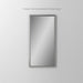 Main Line 15-1/4" x 30" x 6" rosemont framed cabinet in classic gray interior and brushed nickel finish with left hinge and electric option