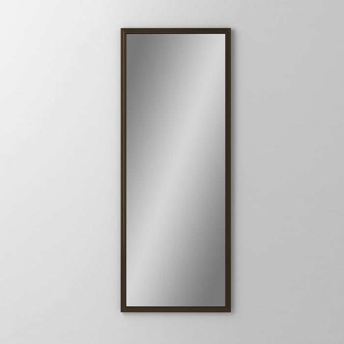 Main Line 15-1/4" x 39-3/8" x 4" rosemont framed cabinet in classic gray interior and brushed bronze finish with left hinge and electric option