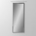 Main Line 15-1/4" x 39-3/8" x 6" rosemont framed cabinet in classic gray interior and polished nickel finish with reversible hinge (non-handed)