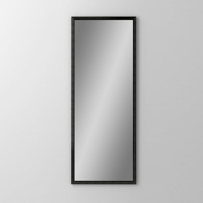 Main Line 15-1/4" x 39-3/8" x 6" rosemont framed cabinet in classic gray interior and brushed black finish with right hinge and electric option