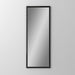 Main Line 15-1/4" x 39-3/8" x 6" rosemont framed cabinet in classic gray interior and brushed black finish with right hinge and electric option