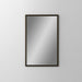 Main Line 19-1/4" x 30" x 6" rosemont framed cabinet in classic gray interior and brushed bronze finish with reversible hinge (non-handed)