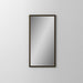 Main Line 19-1/4" x 39-3/8" x 4" rosemont framed cabinet in classic gray interior and brushed bronze finish with left hinge and electric option