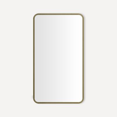 Robern Craft Series Round Corner Metal Mirror, 20" x 34" x 1-3/4"