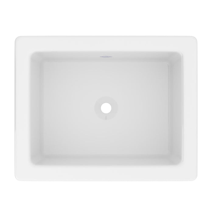 Shaws SB1814 Shaker Rectangular Undermount Or Drop In Lavatory Fireclay Sink