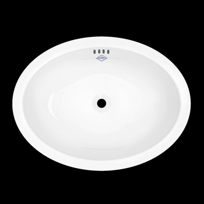 Perrin & Rowe SB2015 Shaker Oval Undermount Lavatory Sink