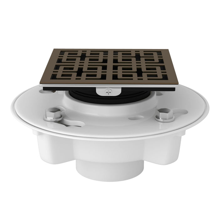 ROHL SDPVC2/3-3142 PVC 2" X 3" Drain Kit With 3142 Weave Decorative Cover
