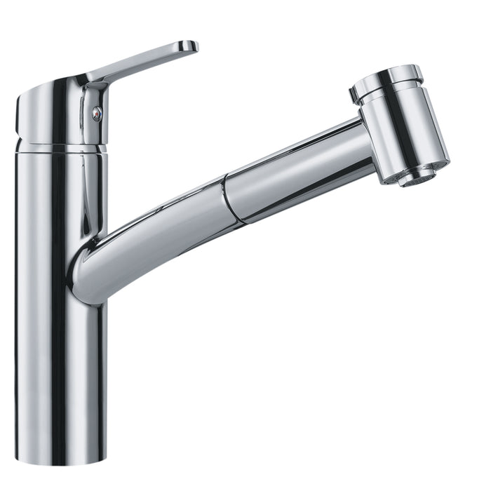 Franke Smart Single Handle Pull-Out Kitchen Faucet - Satin Nickel