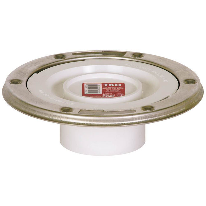 Sioux Chief 888-PTM Knockout Closet Flange, TKO Collection, 3 in ID, PVC