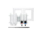 Sioux Chief 696-G2303XF OxBox Washing Machine Outlet Box, 1/2 in, PEX Connection, ABS, 7-1/4 in H x 11-1/2 in W