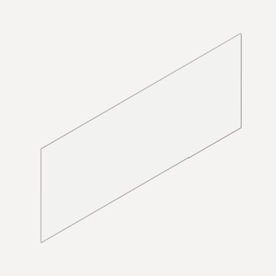 Robern Cartesian & Profiles Side Kit, 7-1/2" H x 21" D