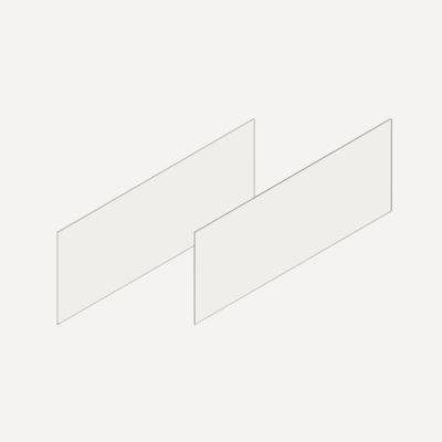 Robern Cartesian & Profiles Side Kit, 7-1/2" H x 21" D
