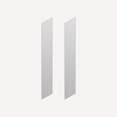 Robern Cabinet Side Kits, 6" x 36" x 2/25", Surface-Mount, For M Series Reserve Cabinets