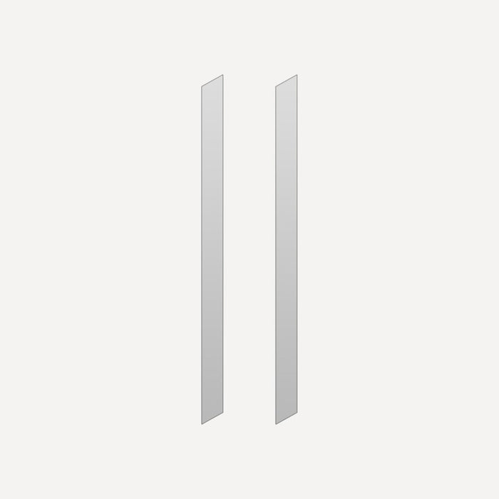Robern Cabinet Side Kits, 6" x 27" x 2/25", Semi-Recessed, For Uplift Tech Cabinets