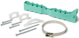 Sioux Chief 570-24 Pipe Titan Bracket Kit | Includes: Bracket, Clamp, (2) Straps, & 7" Stainless Steel Sanp-Lock Band