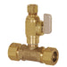 Sioux Chief 601-G21CV Add-A-Line Valve Tee, 5/8 x 3/8 in, Slip x Compression