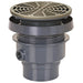 Sioux Chief 832-2PNR FinishLine Adjustable On-Grade Floor Drain, 2 in Nominal, Hub Connection, Nickel Bronze/PVC