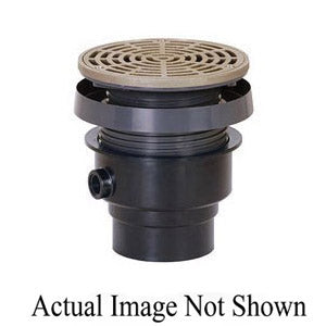 Sioux Chief 832-4PNR FinishLine Adjustable Floor Drain, 4 in Nominal, Hub Connection
