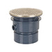 Sioux Chief 852-4PNR On-Grade Cleanout With Nickel Bronze Ring and Cover, Round, Fits Pipe Size: 4 in, PVC
