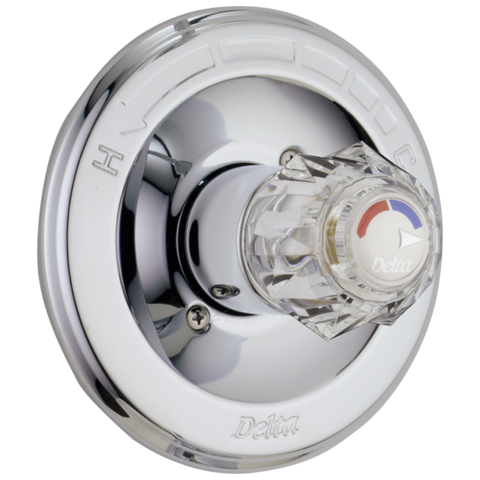 Delta T13022 Classic Monitor 13 Series Valve Only Trim - Clear Knob Handle
