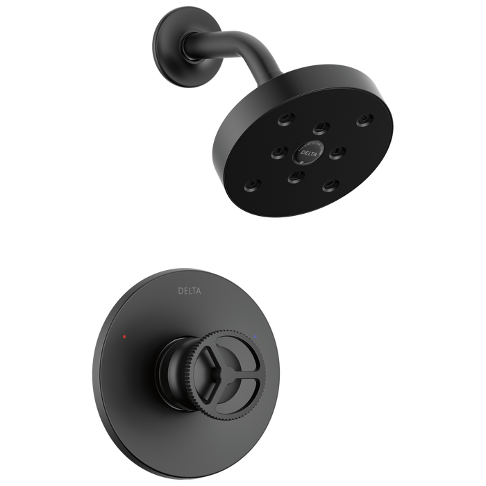 Delta Trinsic T14258 H2OKINETIC Single Handle Shower Trim - Matte Black