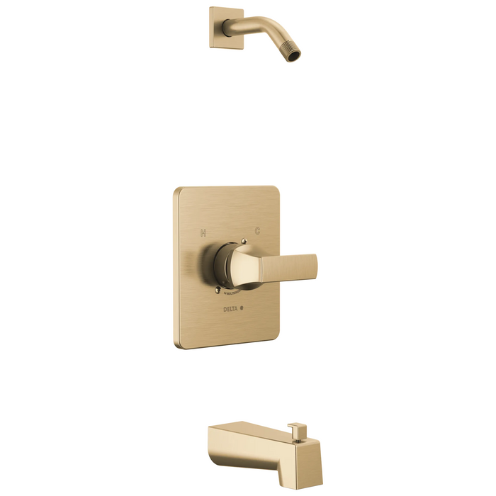 Delta Velum T14437 Monitor 14 Series Tub & Shower - Less Head - Champagne Bronze