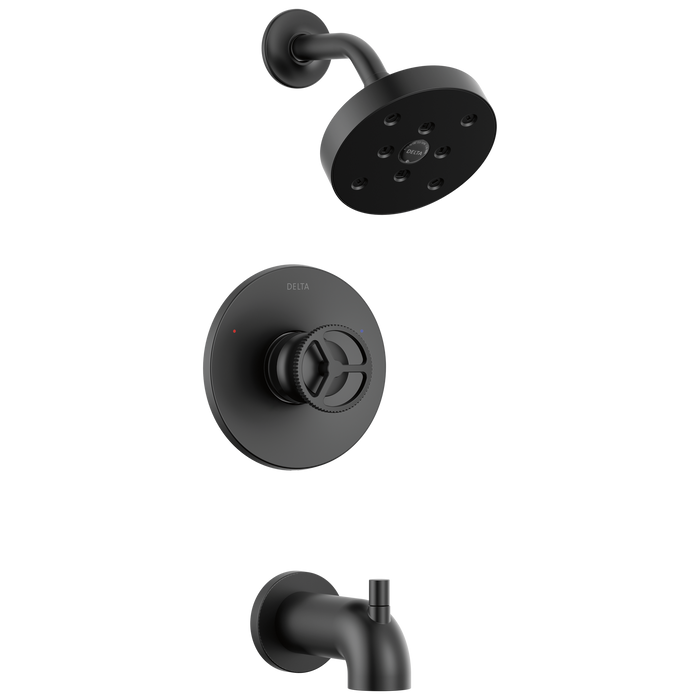 Delta Trinsic T14458 H2OKINETIC Tub Shower Trim - Matte Black