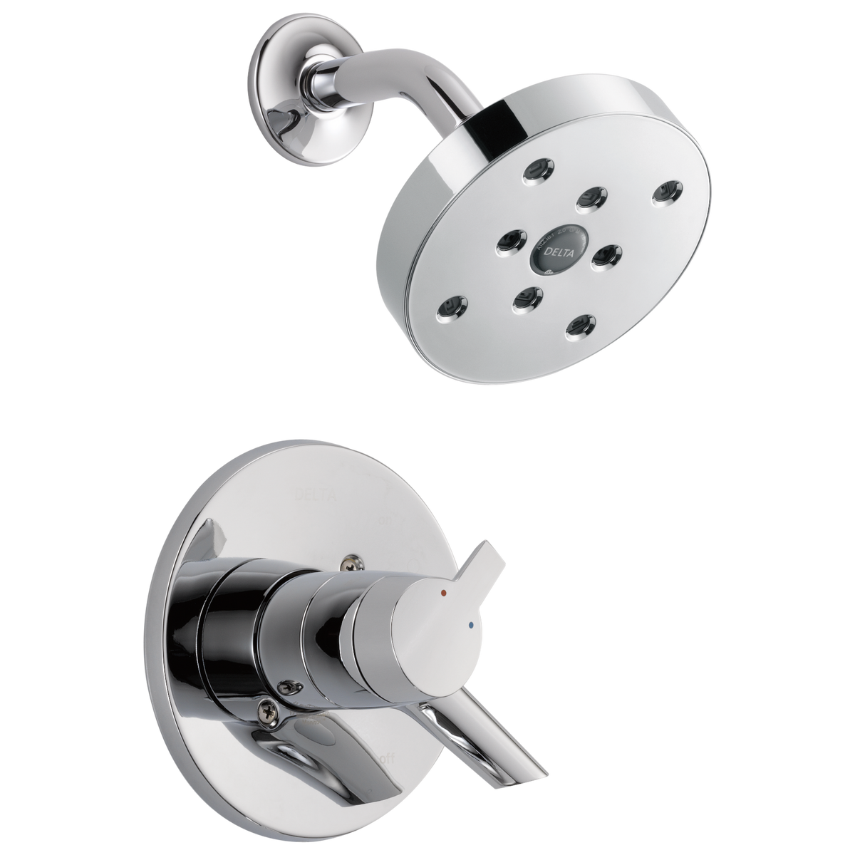 Delta T17261 Compel Monitor 17 Series H2Okinetic Shower Trim — General ...
